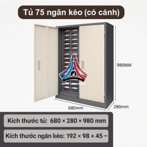 Tủ Linh Kiện Điện Tử 75 Ngăn 