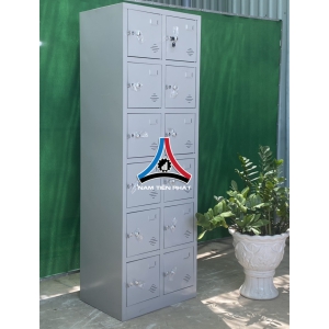 Tủ locker 12 ngăn 2 khoang 