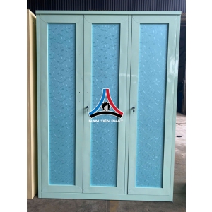 Tủ quần áo thường 3 cánh hoa văn không gương