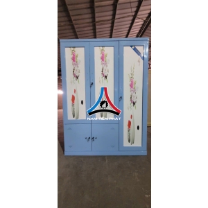 Tủ quần áo 5 cánh 3D không gương 