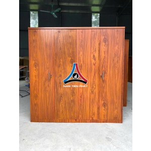 Tủ thép vân gỗ thường 4 cánh 
