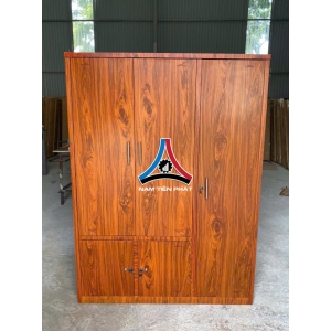 Tủ thép vân gỗ thường 5 cánh 