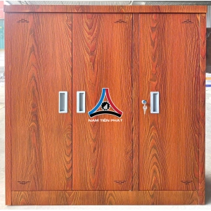 Tủ thép vân gỗ giày dép lắp ghép 