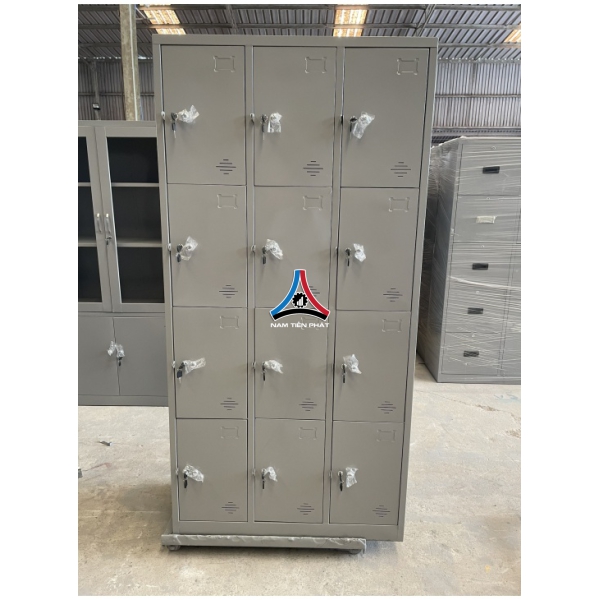 Tủ locker 12 ngăn 3 khoang 