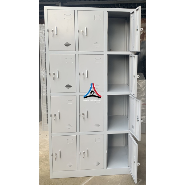 Tủ locker 12 ngăn 3 khoang 