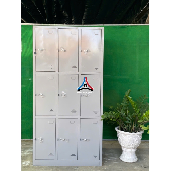 Tủ locker 9 ngăn 3 khoang 