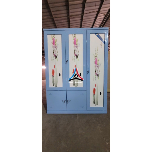 Tủ quần áo 5 cánh 3D không gương 