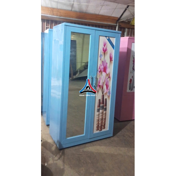Tủ quần áo 2 cánh 3D có gương 